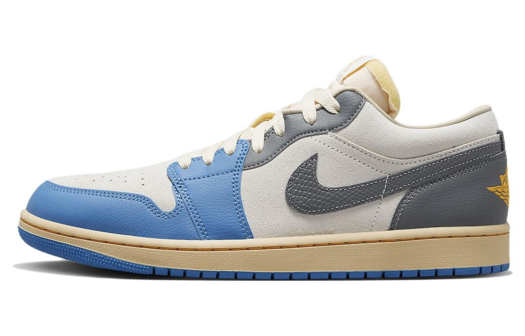 

Кроссовки Nike Air Jordan 1 Low Vintage UNC, синий / серый