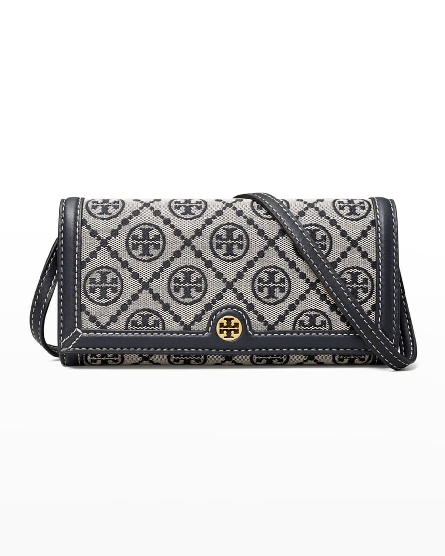 

Сумка через плечо с жаккардовым принтом T и монограммой Tory Burch