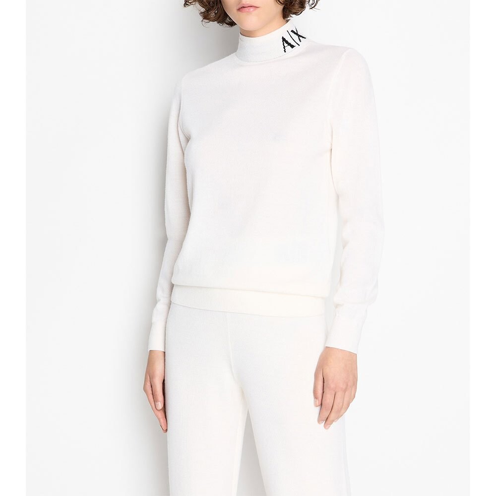 

Свитер Armani Exchange 6RYM1K_YME3Z Mock Neck, белый