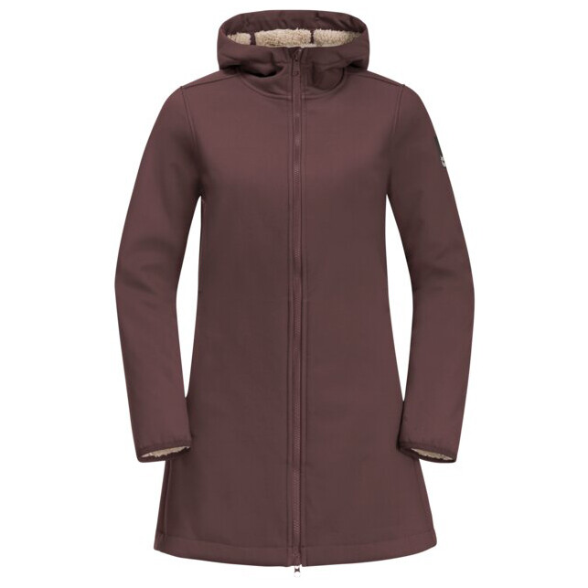 Пальто Jack Wolfskin Women's Windland Coat, цвет Boysenberry