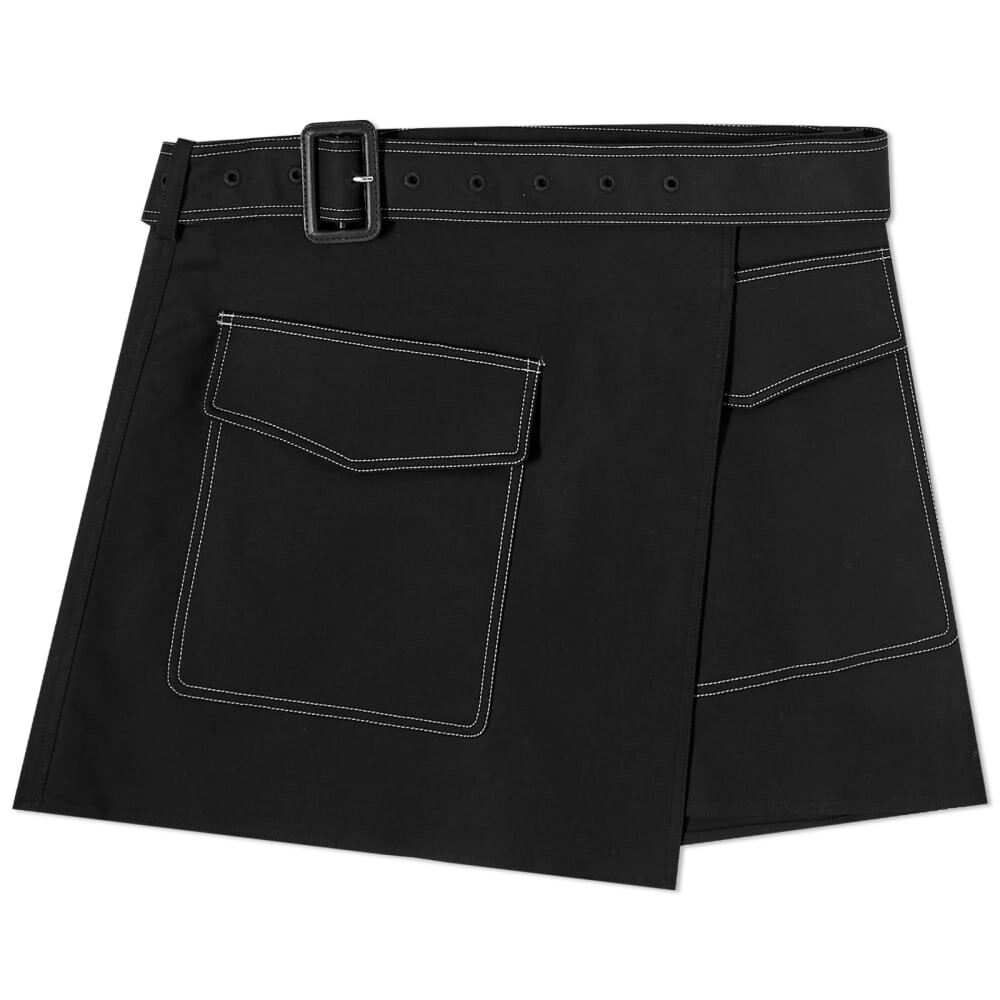 

Мини-юбка-тренч Helmut Lang, черный