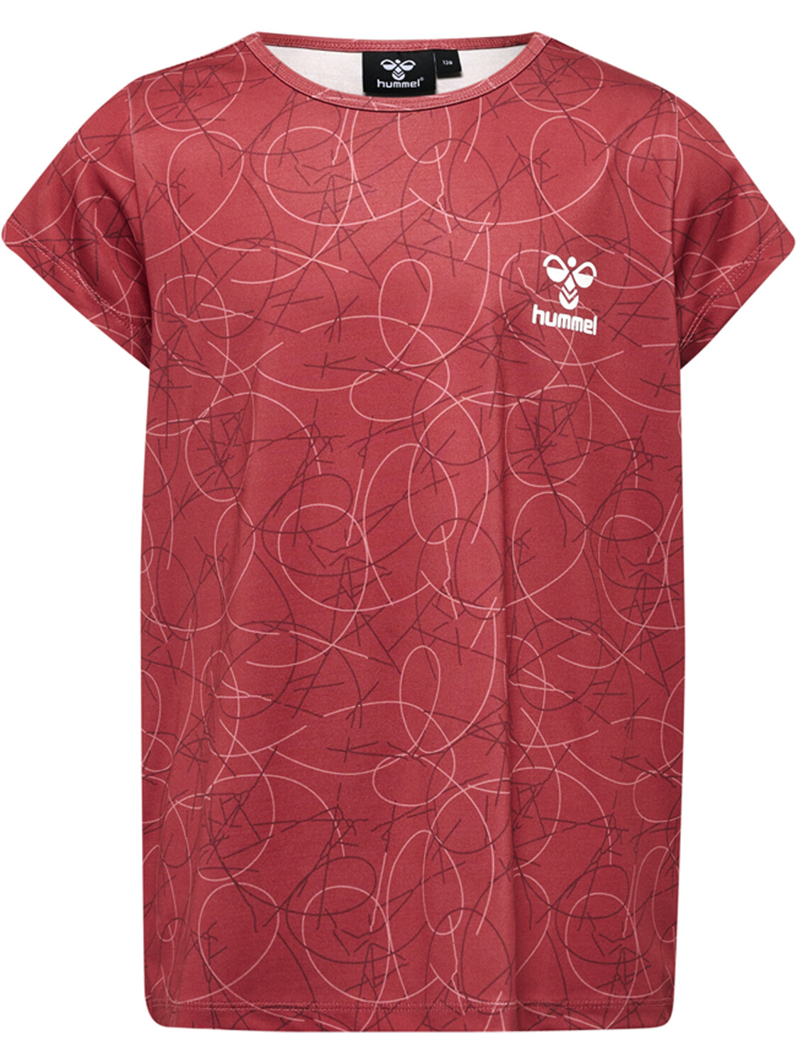 

Футболка Hummel S/S Hmlnanna S/S, цвет EARTH RED