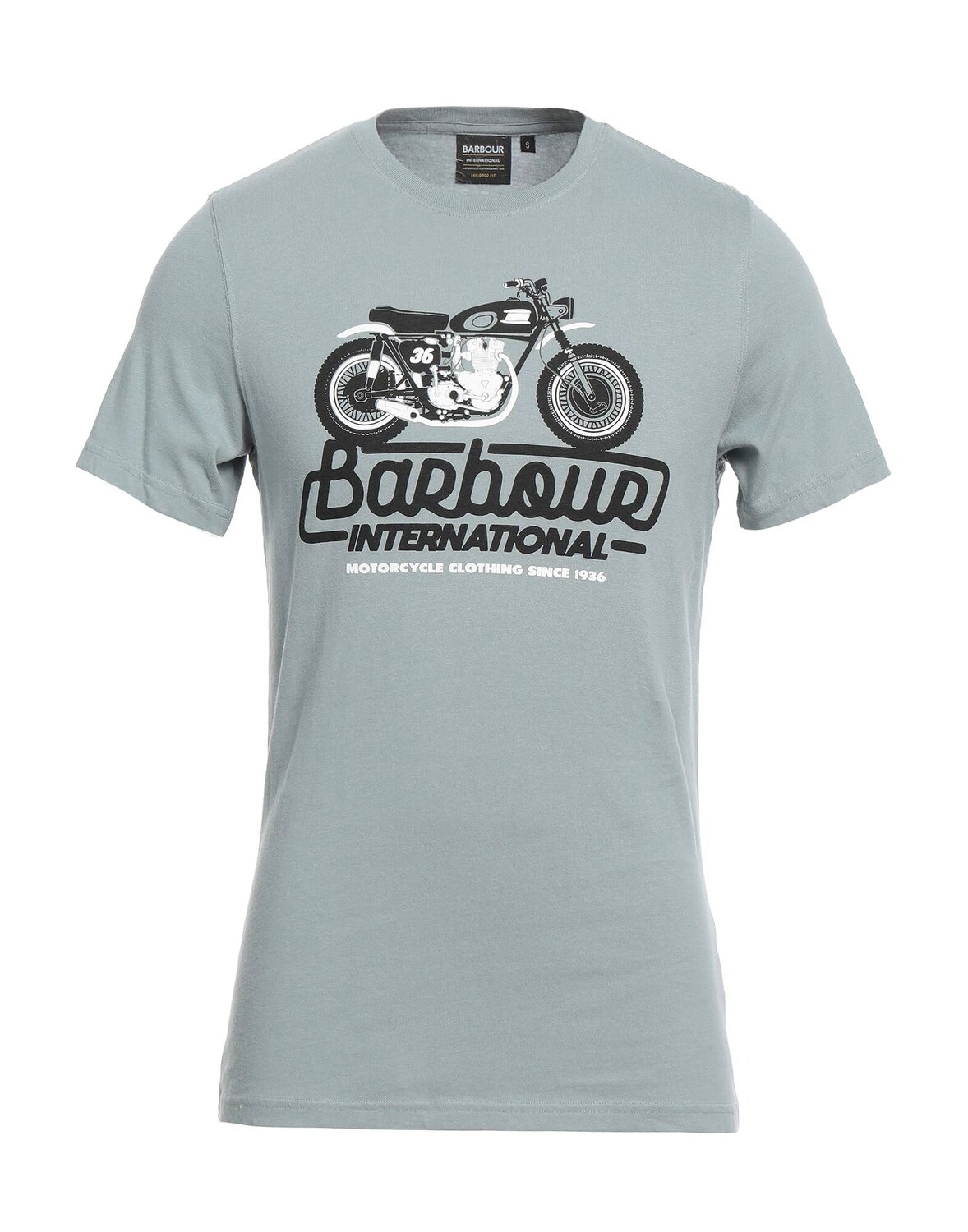 

Футболка Barbour, небесно-голубой