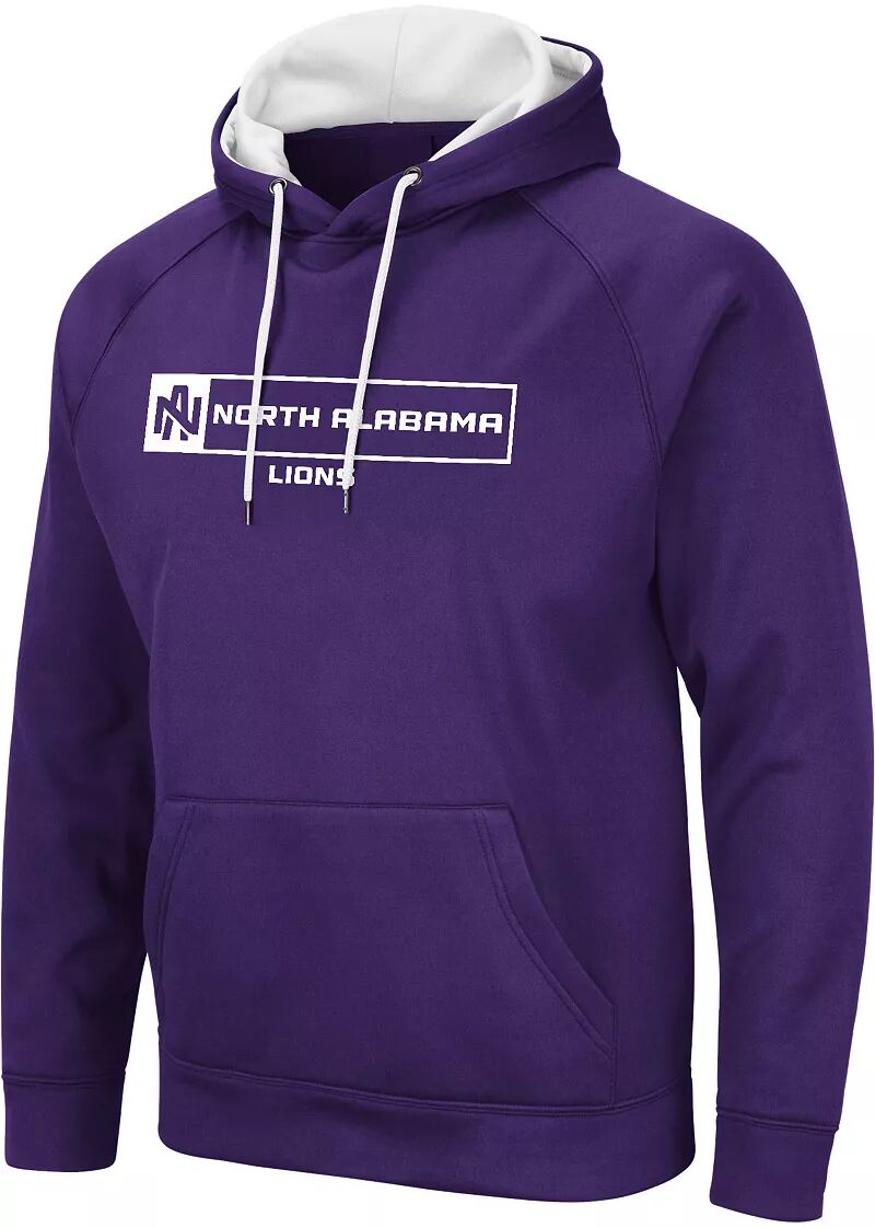 цена Colosseum Мужской пуловер с капюшоном North Alabama Lions фиолетовый