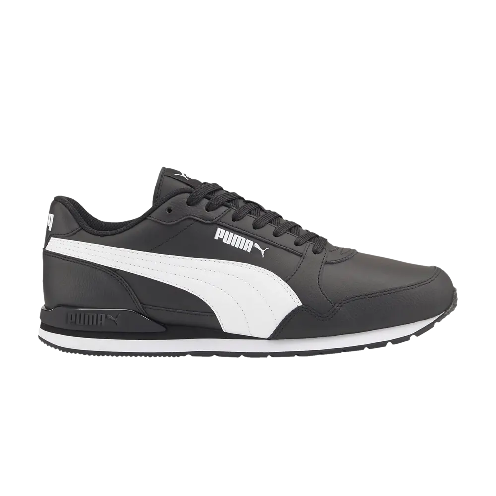 

Кроссовки ST Runner v3 Leather Puma, черный