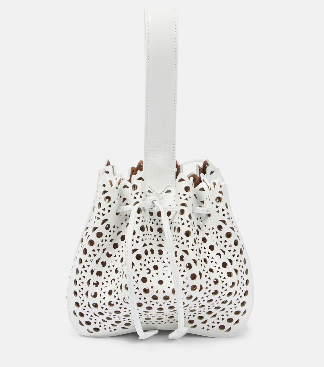 

Кожаный клатч rose marie mini vienne Alaïa, белый