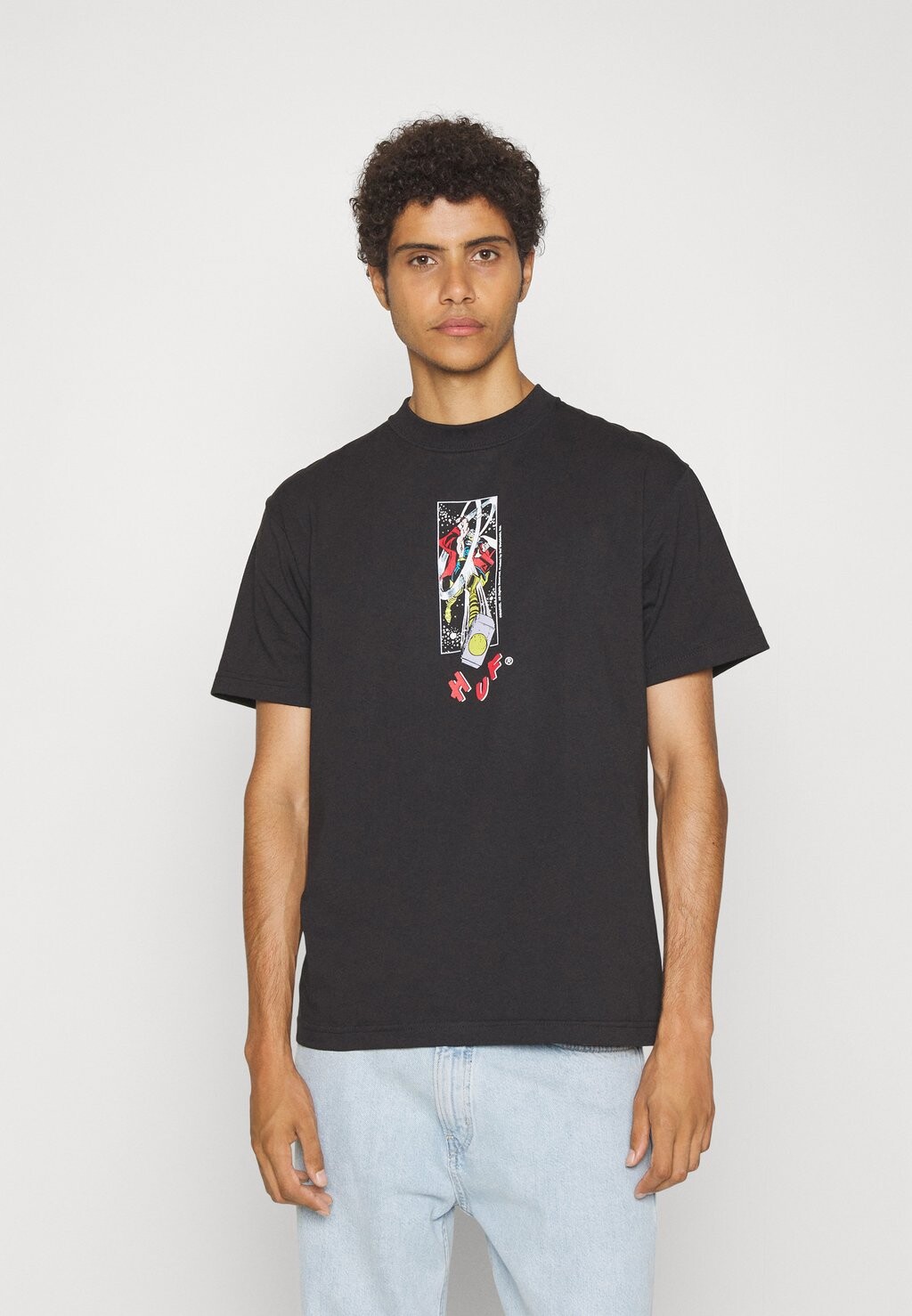 

Футболка с принтом Hammer Time Tee Unisex HUF, черный