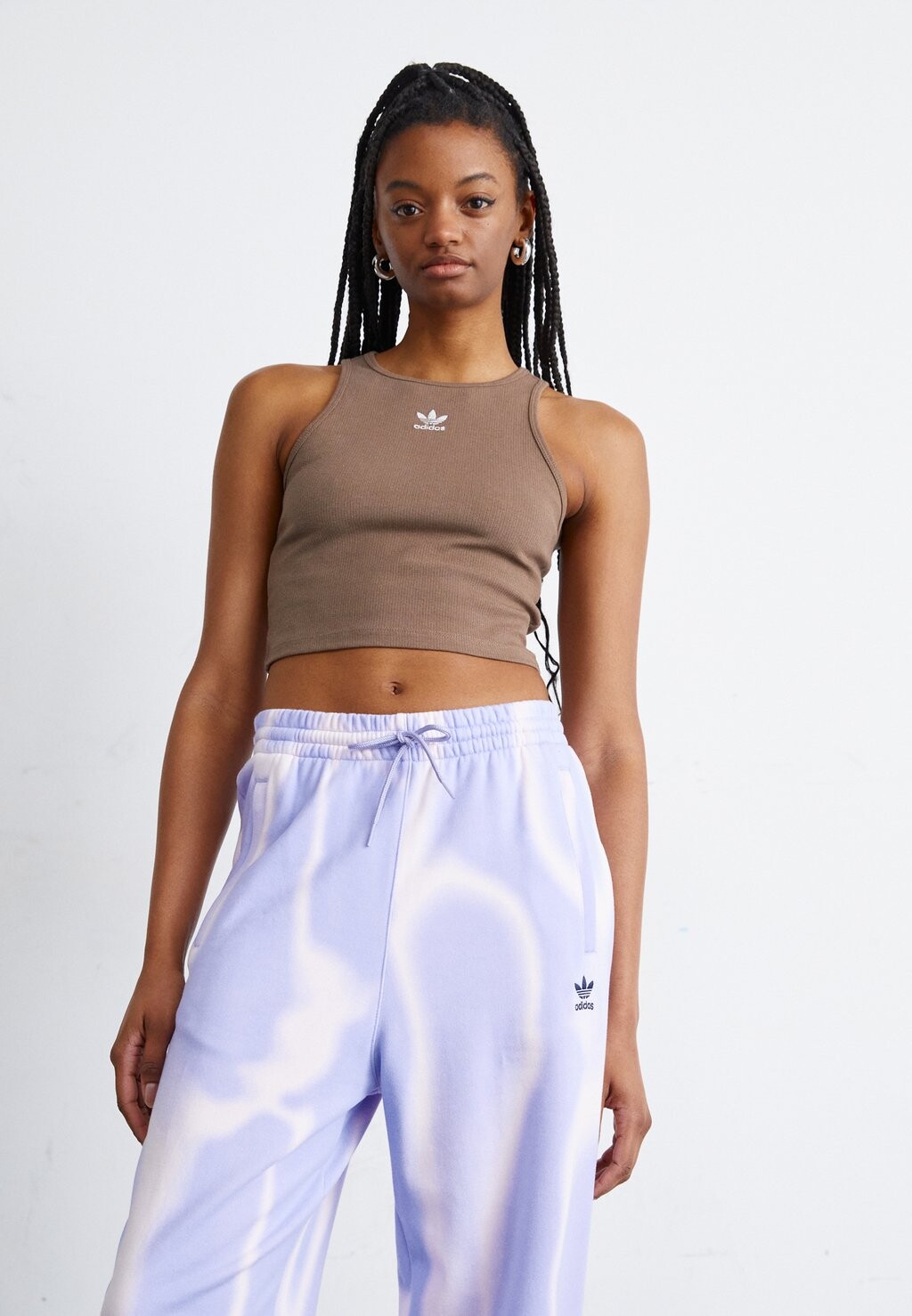 

Топ adidas Originals, коричневый