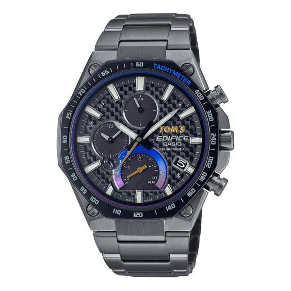 

Часы Men's CASIO EDIFICE Series quartz Automatic Calendar Stainless Steel Strap Mens Black Analog, черный