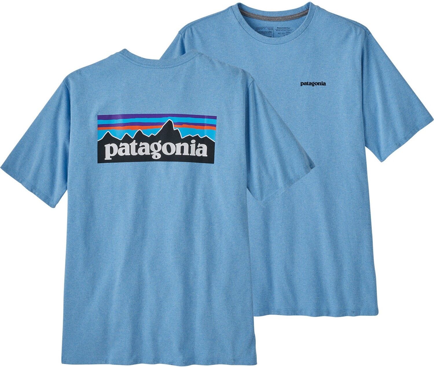 

Футболка P-6 Logo Responsibili — мужская Patagonia, синий