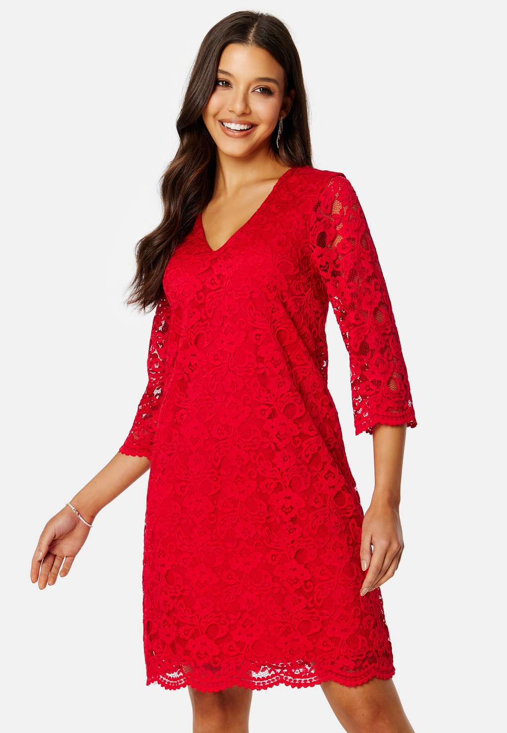 Элегантное платье Belinda Bubbleroom, красный