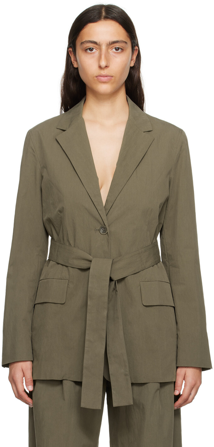 

Хаки Блейзер White Label Proenza Schouler