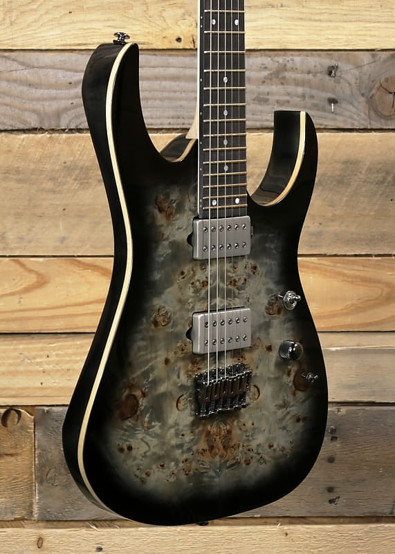 Электрогитара Ibanez RG1121PB Electric Guitar Charcoal Black Burst w/ Gigbag