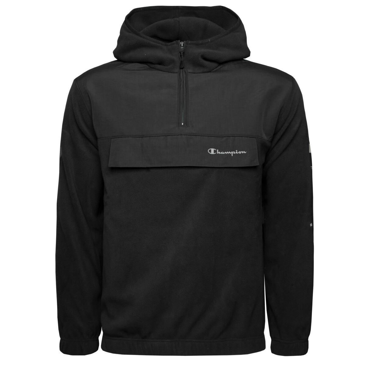 

Толстовка Champion Kapuzenpullover Hooded Half Zip, черный