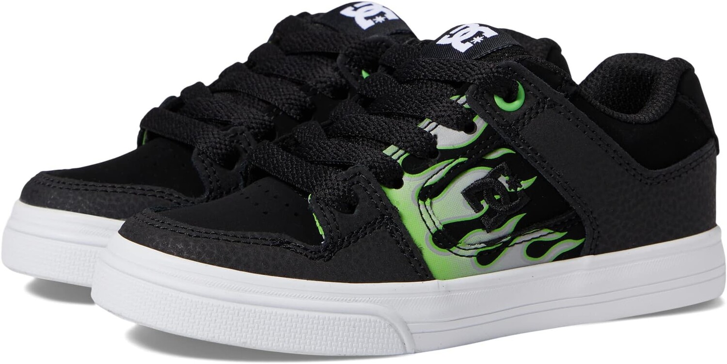 

Кроссовки DC Kids Pure Sneaker DC, цвет Black/Grey/Green