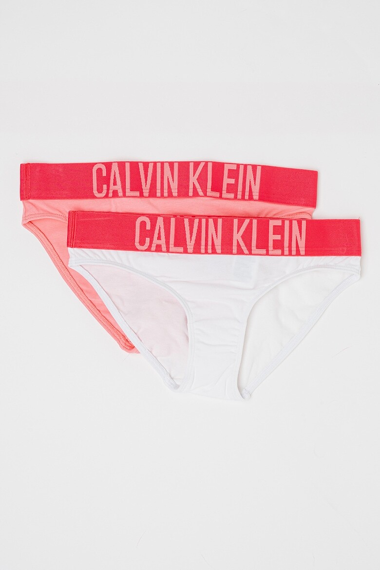 

Бикини с логотипом на талии - 2 пары Calvin Klein, белый