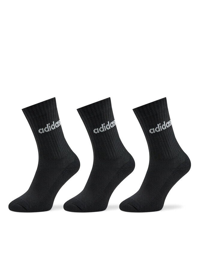 

Носки Linear Crew Cushioned Socks 3 Pairs adidas, черный