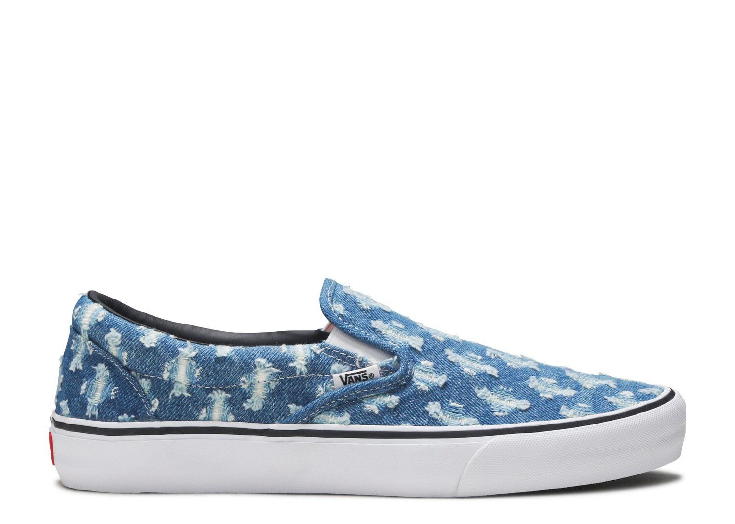 

Кроссовки Vans Supreme X Slip-On 'Blue Hole Punch Denim', синий