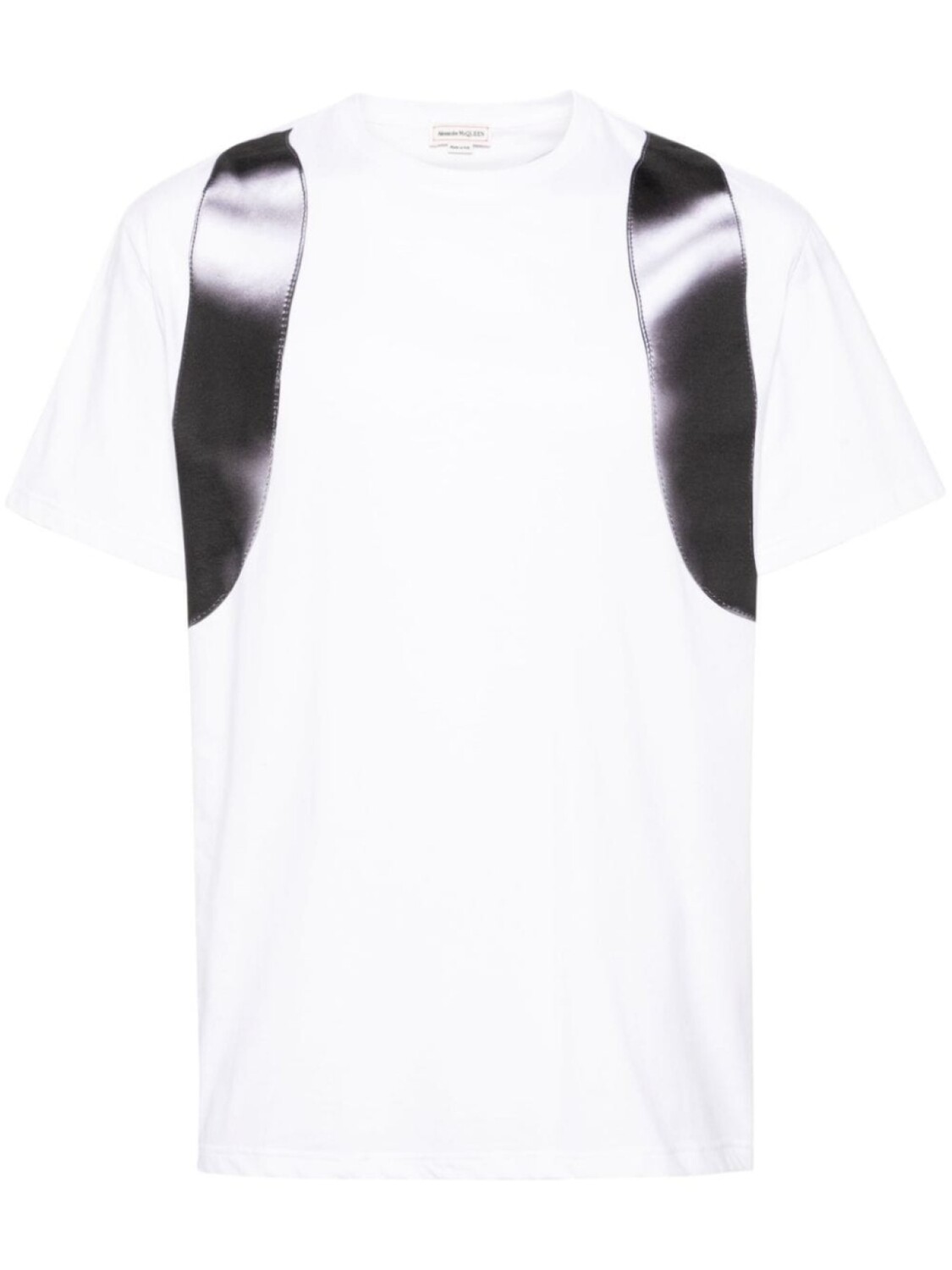 

Alexander McQueen футболка с фотопринтом, белый