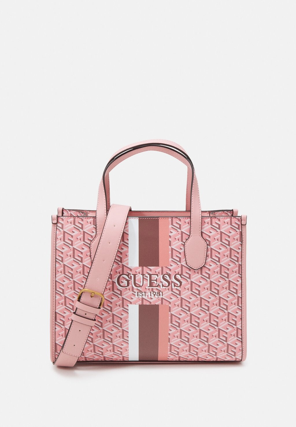 

Сумочка Guess SILVANA COMPARTMENT TOTE, розовый