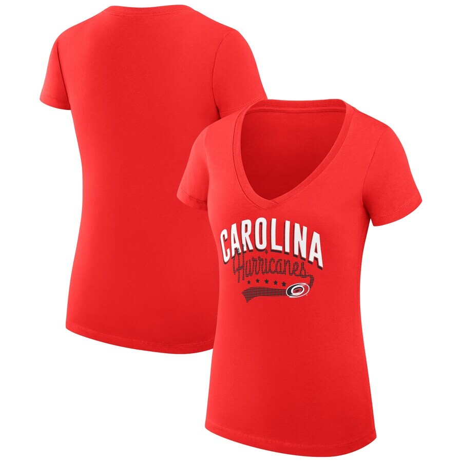 

Футболка с коротким рукавом G-III 4Her by Carl Banks Carolina Hurricanes, красный