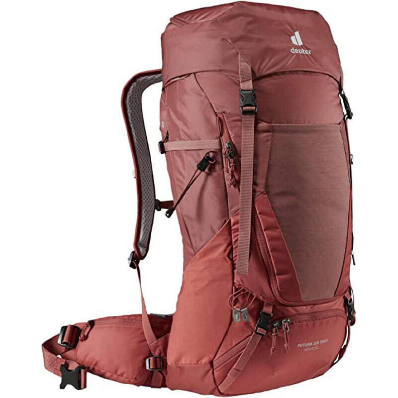

DEUTER Треккинговый туристический рюкзак Futura Air Trek 45 + 10 SL, цвет rot