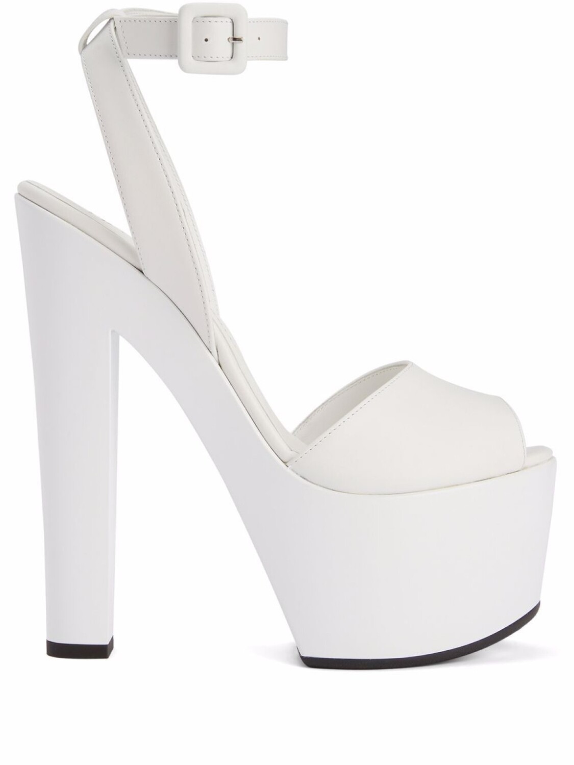 

Giuseppe Zanotti босоножки Tarifa на платформе, белый