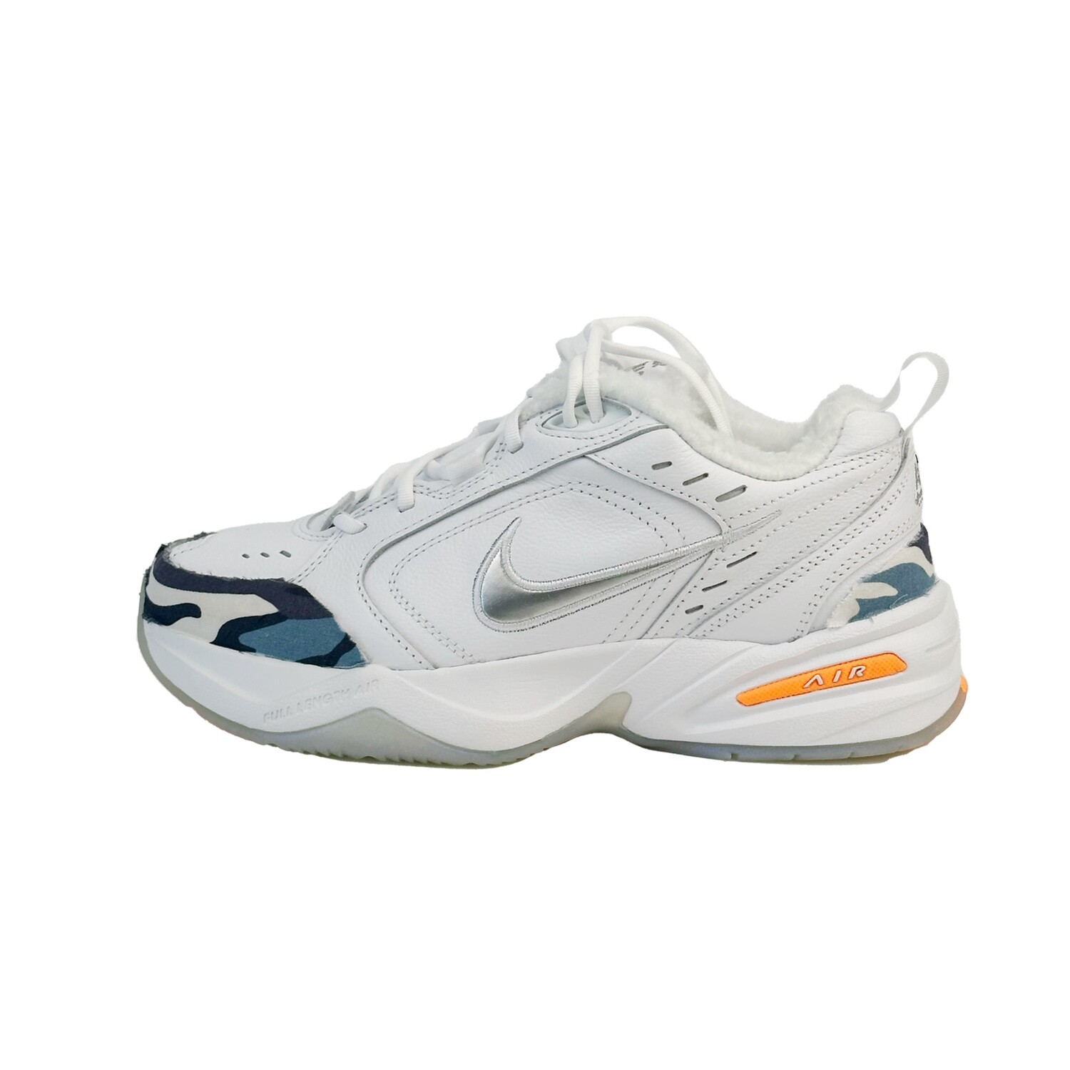 

Кроссовки Nike Air Monarch 4 Chunky Sneakers Unisex Low-top White, белый/синий