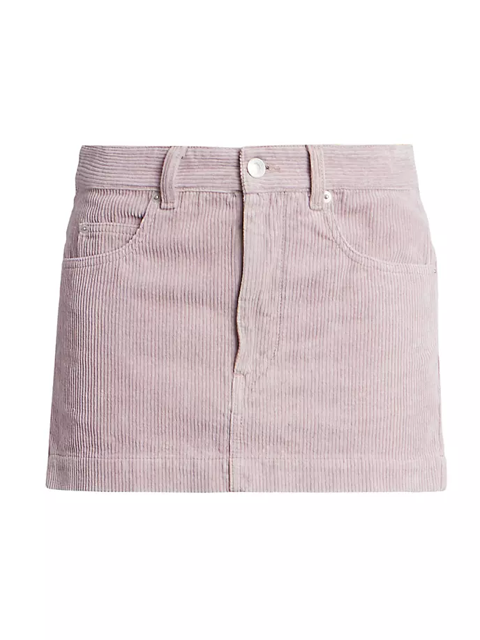 

Вельветовая мини-юбка Rania Isabel Marant Étoile, цвет lilac