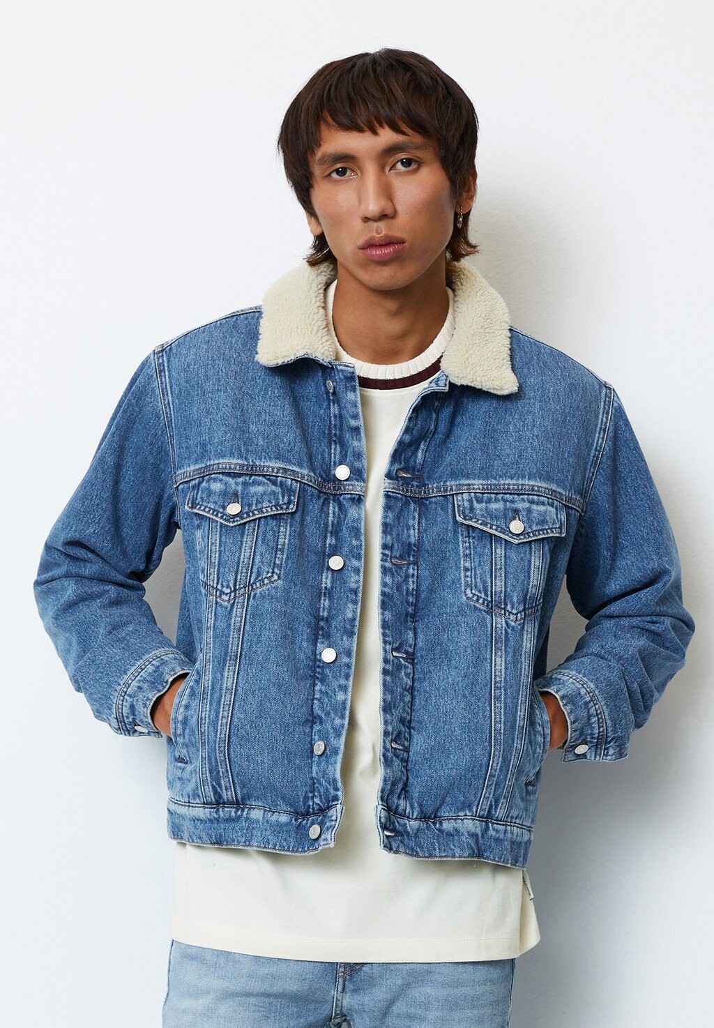 

Джинсовая куртка Marc O'Polo DENIM TRUCKERCLASSIC FIT, цвет multi authentic medium blue
