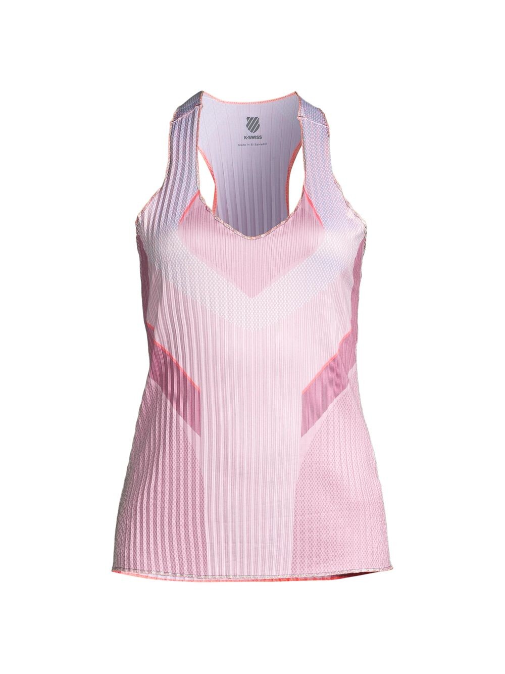 

Майка Plum & Soft Berry со складками и V-образным вырезом K-Swiss