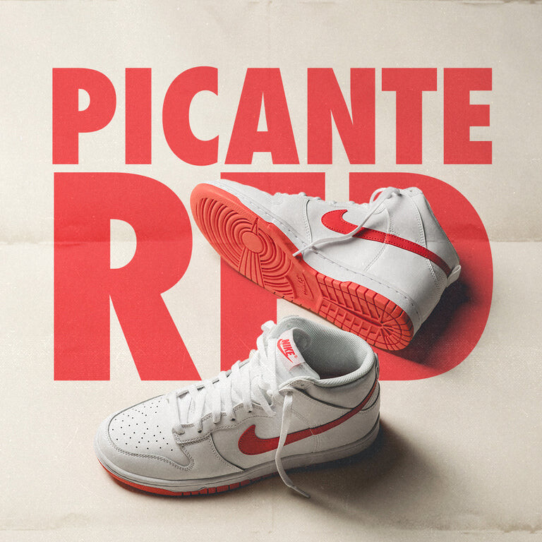 

Кроссовки Dunk High Retro *Picante Red* Nike, белый