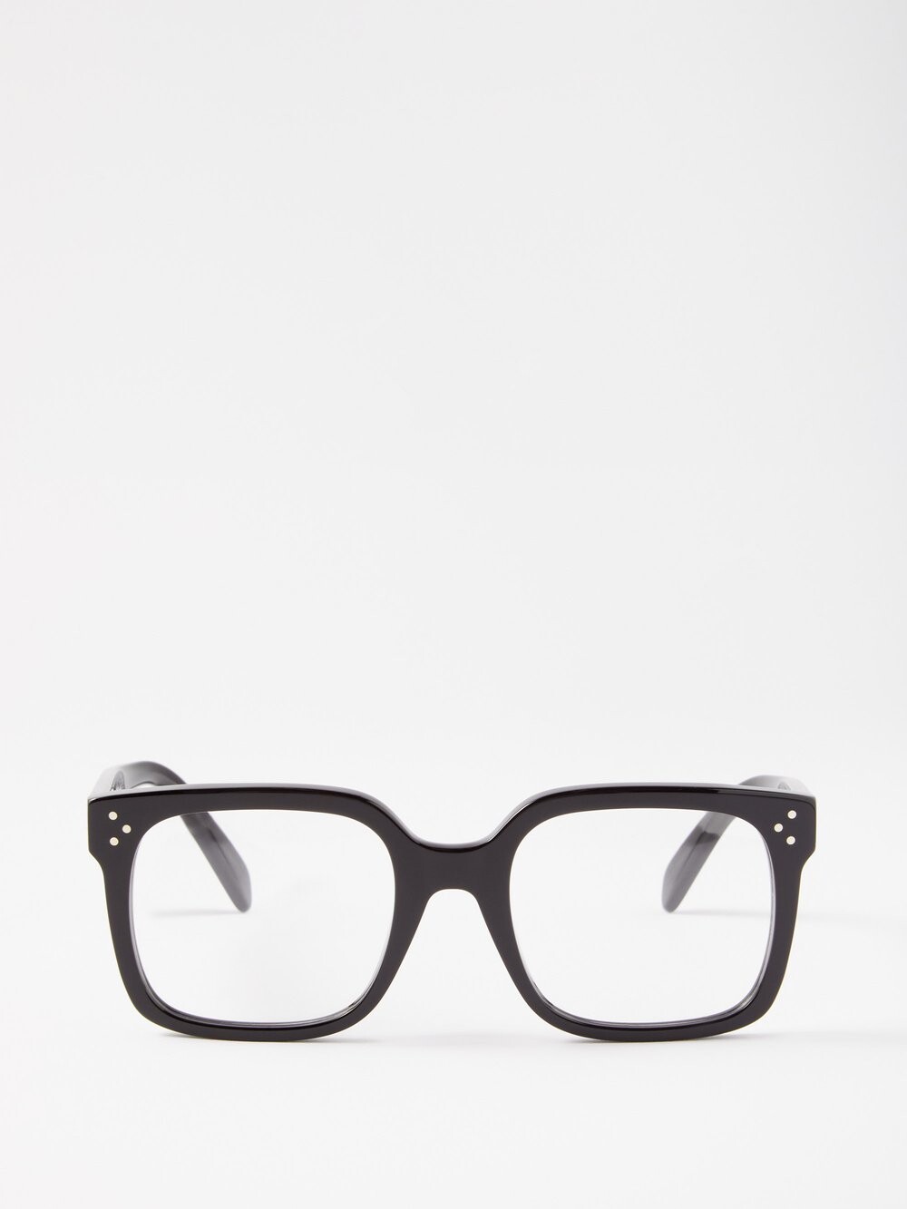 

Квадратные очки из ацетата Celine Eyewear, черный