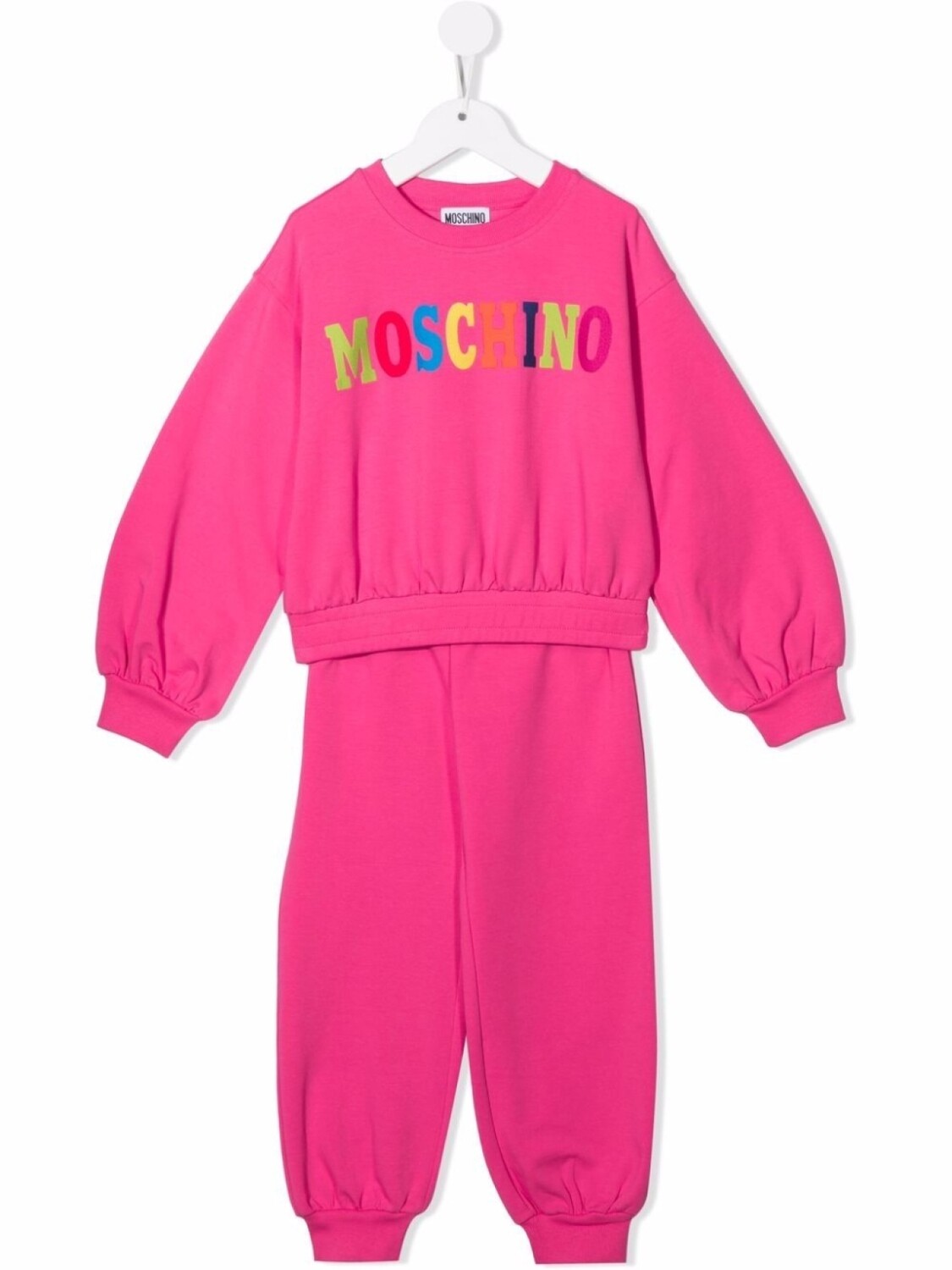 

Спортивный костюм с логотипом Moschino Kids, розовый