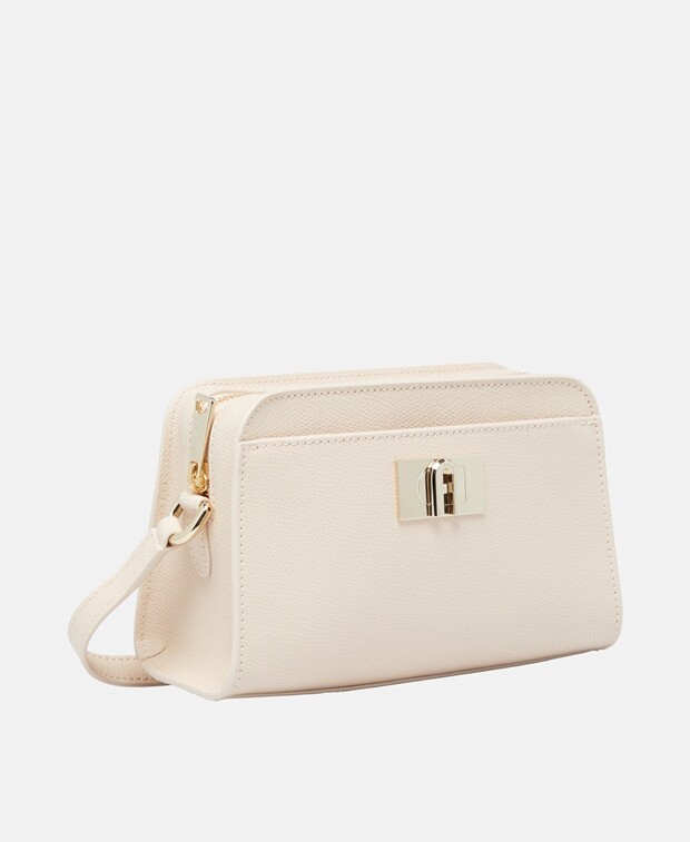 

Кожаная сумка-мессенджер Furla, античный розовый