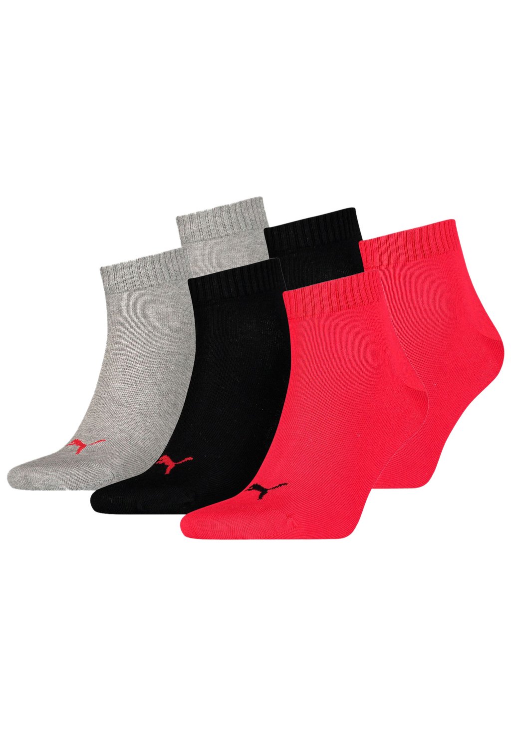 Спортивные носки 6 PACK UNISEX Puma, цвет black / red