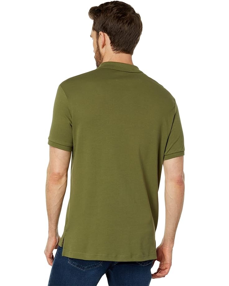 

Поло U.S. POLO ASSN. Interlock Core Polo Shirt, цвет Cypress Olive/Dutchess Gold