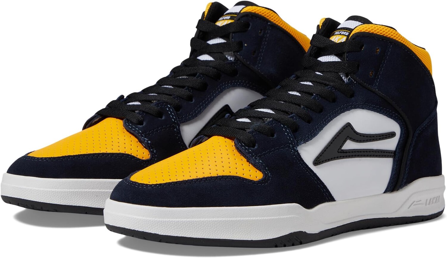 

Кроссовки Telford Lakai, цвет Navy/Yellow Suede