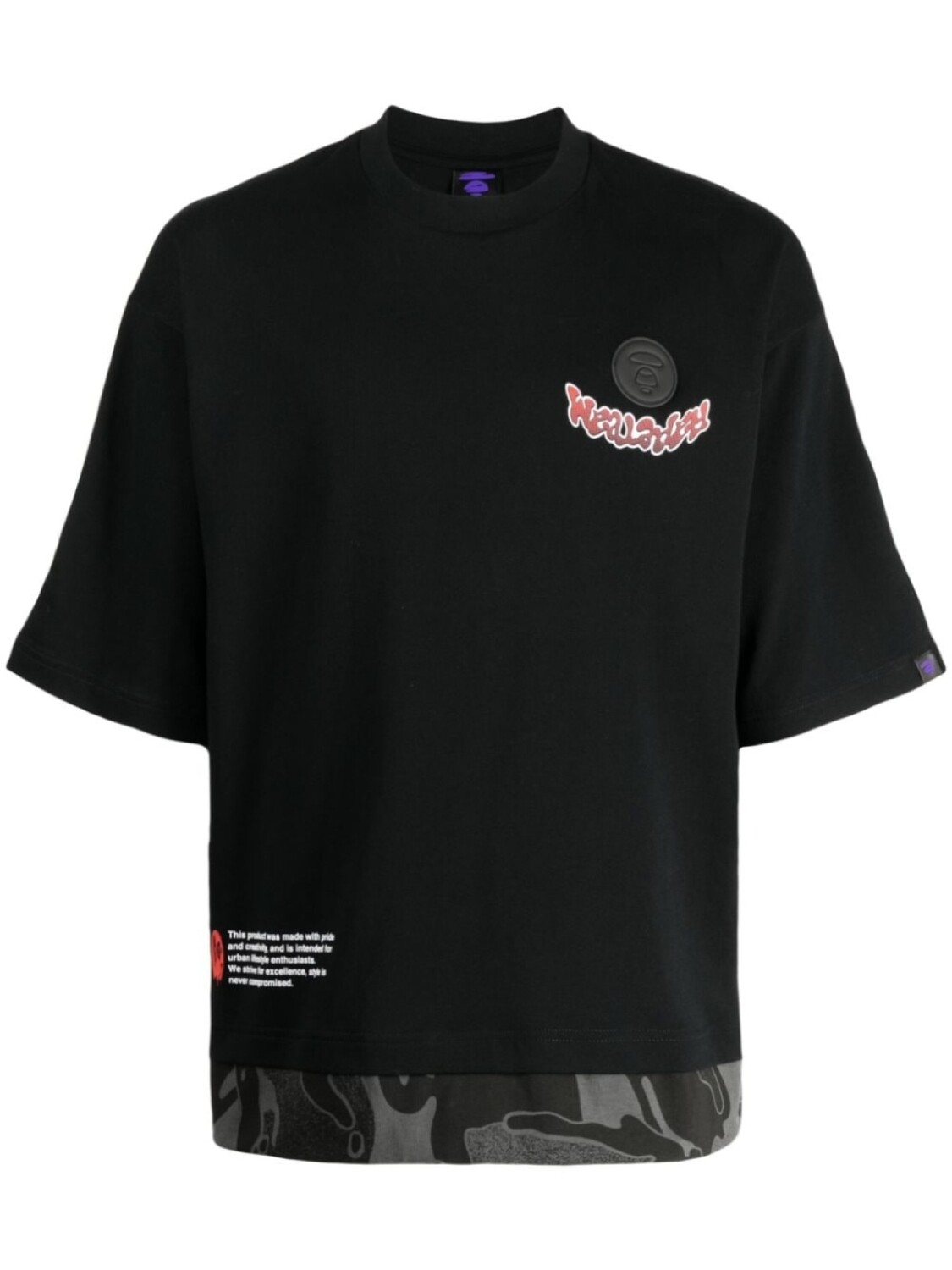 

A Bathing Ape футболка с логотипом, черный