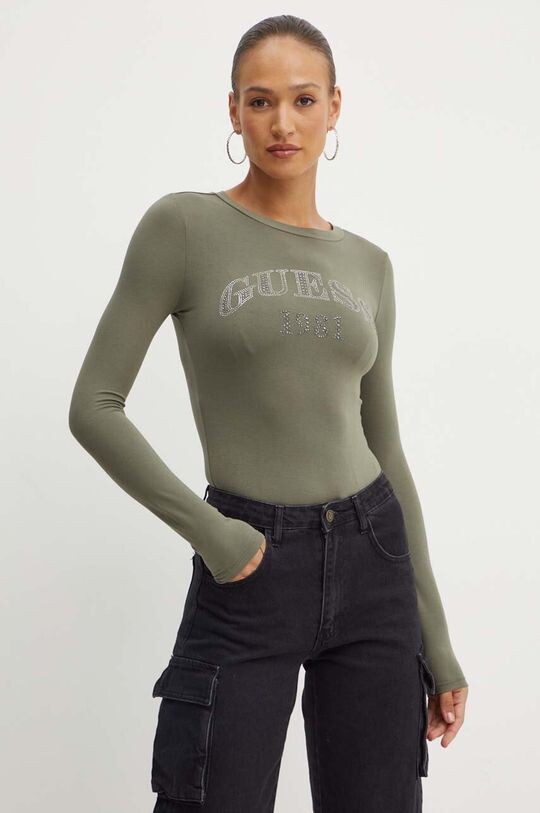 

Боди АЛЕКСАНДРА Guess, зеленый