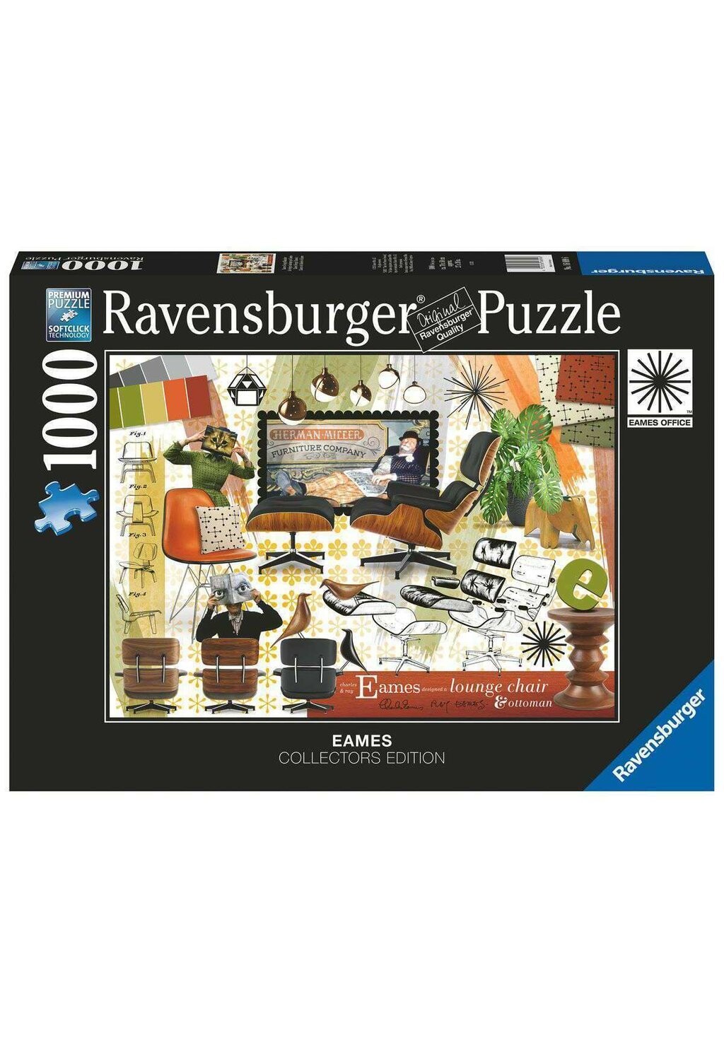 Пазл EAMES DESIGN KLASSIKER Ravensburger, цвет mehrfarbig