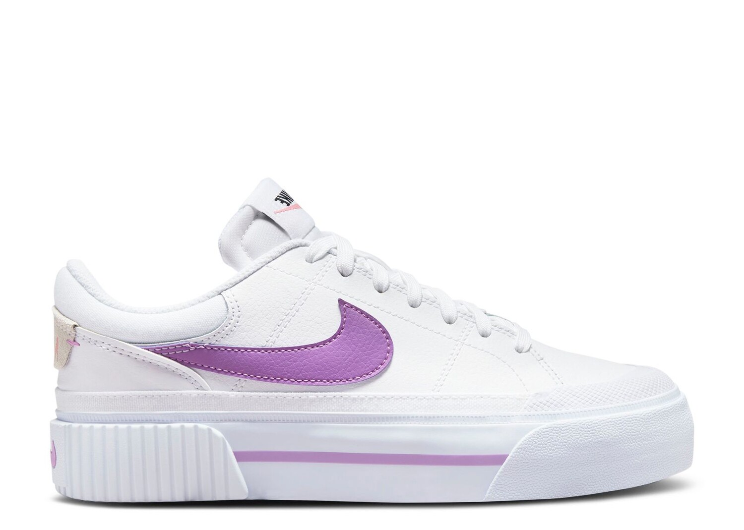 

Кроссовки Nike Wmns Court Legacy Lift 'White Rush Fuchsia', белый