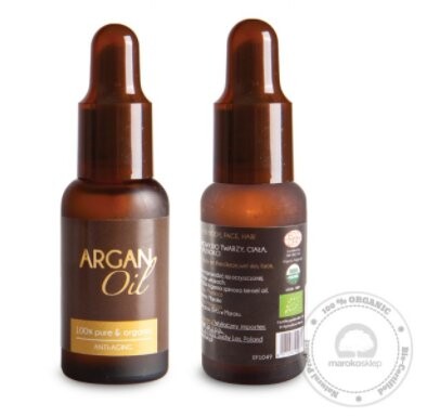 

Аргановое масло bio ecocert флакон 50 мл с капельницей efas, Inne