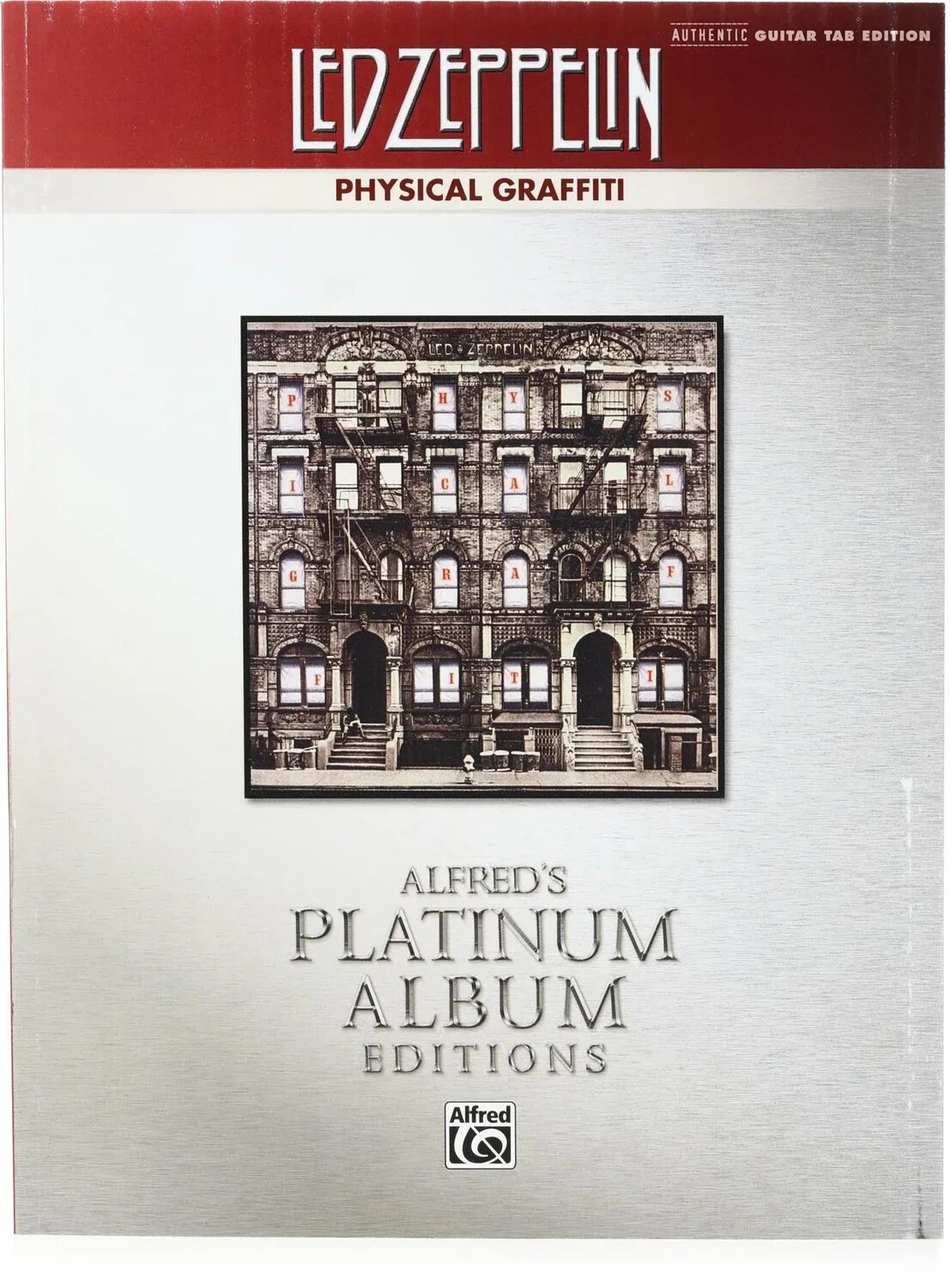 

Alfred Led Zeppelin: Платиновый альбом с физическими граффити, книга с гитарными табулатурами