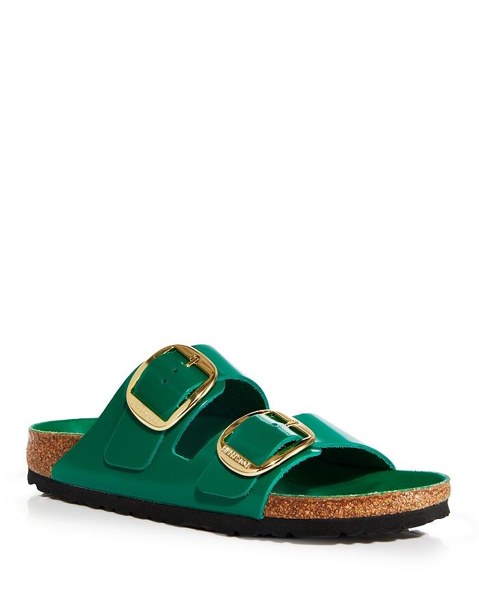 

Женские шлепанцы Arizona High Shine с большой пряжкой Birkenstock