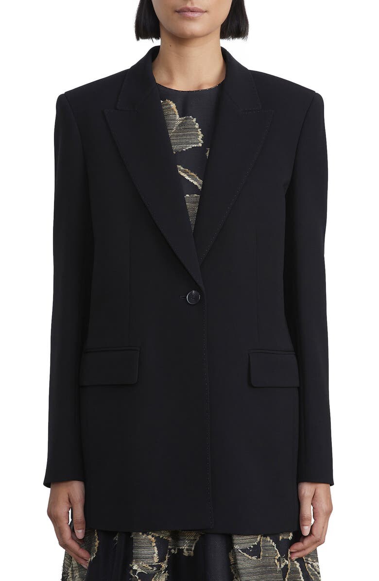 

Блейзер Finesse из крепа LAFAYETTE 148 NEW YORK, черный