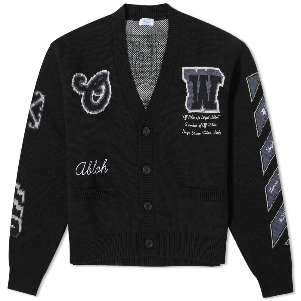 

Университетский кардиган Off-White Moon, черный