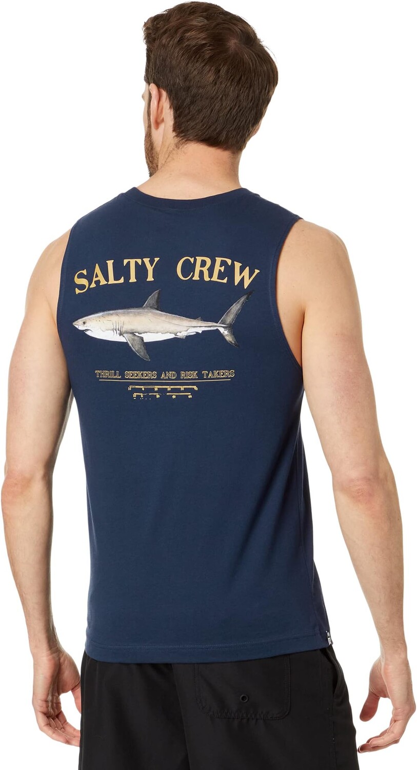 

Топ Bruce Sleeveless Tee Salty Crew, темно-синий