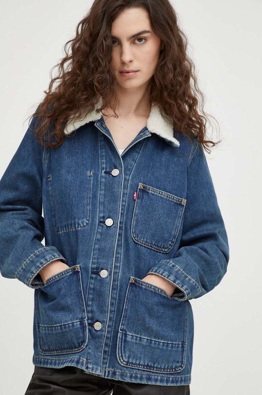 

Джинсовая куртка из смесовой шерсти Levi's, темно-синий