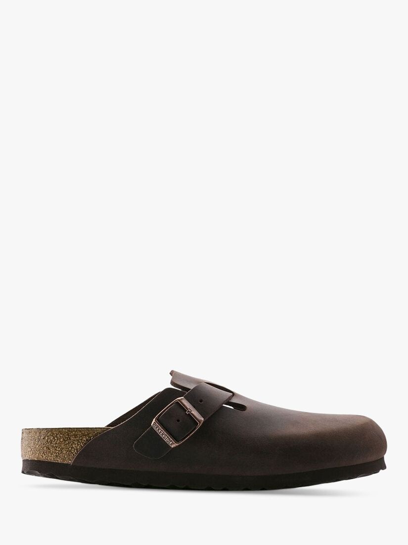 

Сандалии Birkenstock Boston из промасленного нубука, коричневые